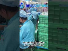 プレフィルターの組み立てプロセスも重要な部分です