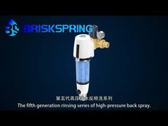 NSF認証クリアボトル 太陽光保護カバー ABS自動スピンダウン水プレフィルター