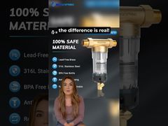 手動洗浄フィルター 家全体の沈殿物をスピンダウン