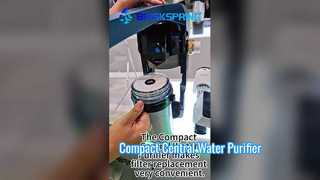 コンパクトセントラル浄水器はフィルター交換がとても便利です。