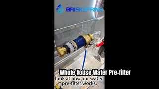 水プレフィルターがどのように機能するかを詳しく見てみましょう