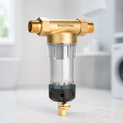 第4世代 マニュアル用全屋用水前フィルター 40 μm フィルタリング精度と再利用可能なメッシュフィルタリング