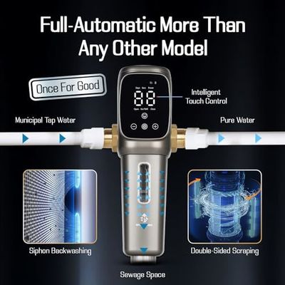 健康的な水供給のためのユニバーサル自動全家自己洗浄沈殿物浄水器
