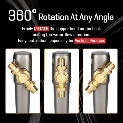 健康的な水供給のためのユニバーサル自動全家自己洗浄沈殿物浄水器