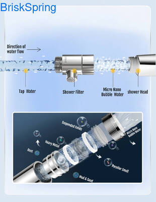 1リットルあたり100億泡を持つマイクロナノバブル発電機 0.001-0.1mm バブル直径 シャワーで20%の水節約
