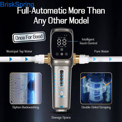 NSF認定316Lステンレス・スチール・メッシュ水前フィルター 6T/H流量とインテリジェント・タッチ制御