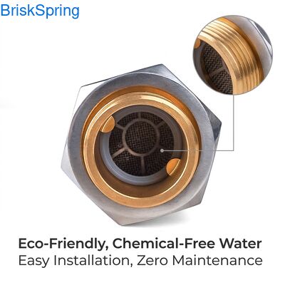 先進的な塩なし硬水システム：ゼロメンテナンスのスケーリング制御のための化学薬品フリー脱スケール剤＆コンディショナー