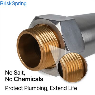 塩なし全館水コンディショナー | 環境に優しいスケール防止で、より健康的な肌、髪、家庭用電化製品に