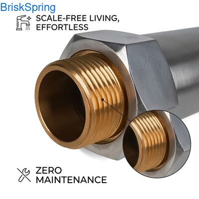 先進的な塩なし硬水システム：ゼロメンテナンスのスケーリング制御のための化学薬品フリー脱スケール剤＆コンディショナー