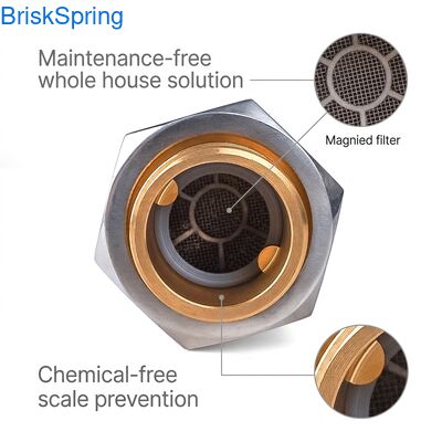 先進的な塩なし硬水システム：ゼロメンテナンスのスケーリング制御のための化学薬品フリー脱スケール剤＆コンディショナー