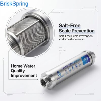 塩なし軟水器システム：硬水スケールを止め、家電製品の寿命を延ばし、水の効率を向上させます（化学薬品不要）