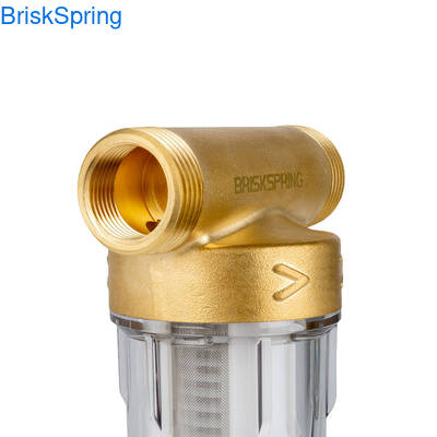 Food Grade SS316L 40 Micron Reusable Backwash Spin-Down Water Pre Filter for Whole House Filtration