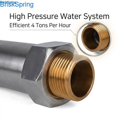 Whole House Water Descaler with 0.15 - 1Mpa Water Pressure 0℃ - 100℃ Working Temperature and 4 Tons Per Hour Flow Rate