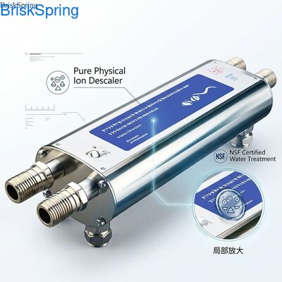 純粋な物理イオン偏光技術 17-23.5L / Min の流量率とNSF,RoHS,SGS,CE 認証の全屋水量抑制の水脱熱器