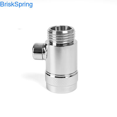 H59-1 Brass Micro Nano Bubble Shower Head Generator with 5.9 - 7.3L/min Flow Rate and Water-driven Operation