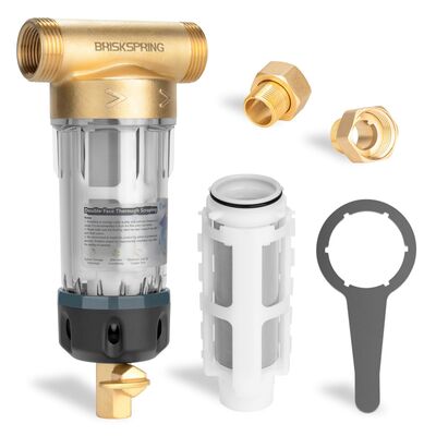 第4世代 マニュアル用全屋用水前フィルター 40 μm フィルタリング精度と再利用可能なメッシュフィルタリング