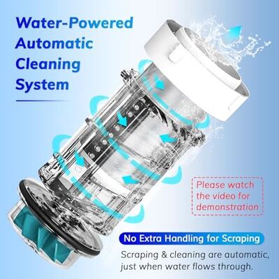 第10世代 全館浄水器 前置フィルター 40μm 濾過精度 水力駆動スクレーピング 再利用可能メッシュフィルター
