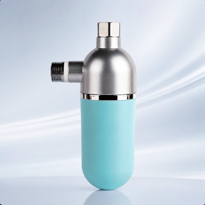 BriskSpring T5-M3-BS 1/2インチ 水垢防止器 交換カートリッジ付き マルチステージろ過 コンパクトエンドポイント設置用
