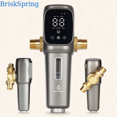 全自動全屋水前置過濾器，40微米精密過濾，6T/H高流量