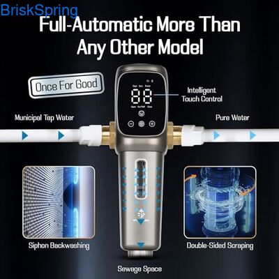 40 マイクロン 完全自動 再利用可能 スピンダウン 水前フィルター 沈殿物除去