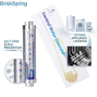 塩なし軟水器システム：硬水スケールを止め、家電製品の寿命を延ばし、水の効率を向上させます（化学薬品不要）