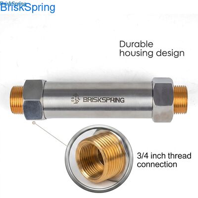 DN25 コンパクトウォーターデスケール、3/4インチネジ、ステンレス鋼ハウジング